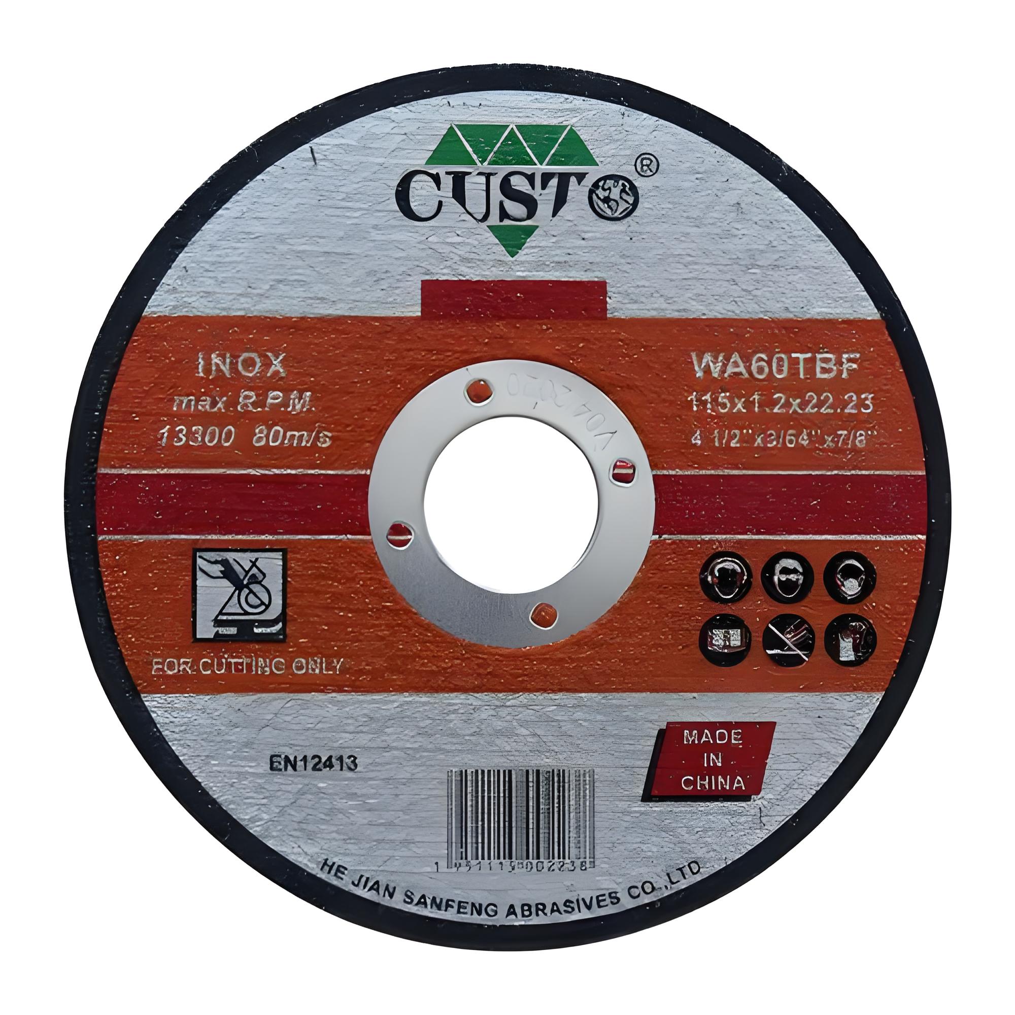 3″ Arbor 36 Grit Coarse Aluminum Oxide Brown Fiber Disc