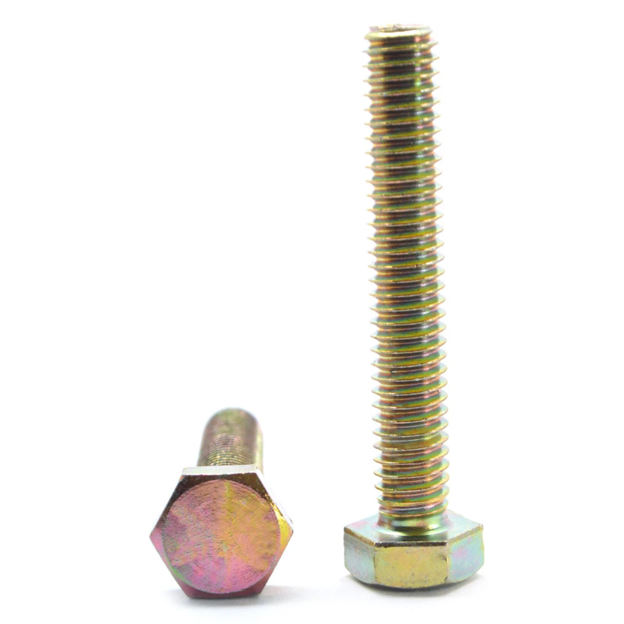 5/8″-11 x 2″ Grade 8 Yellow Zinc Finish Hex Cap Screw